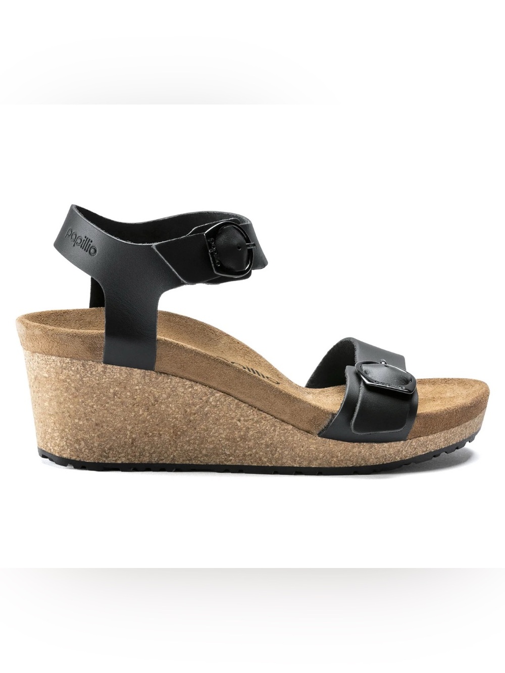 BIRKENSTOCK PAPILLIO solely Wedge sandal made in Portugal size 39 / 8 or 8.5